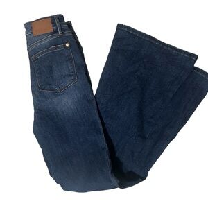Judy Blue Los Angeles Flare Jeans / dark wash / Size 5 / 27 Brown label